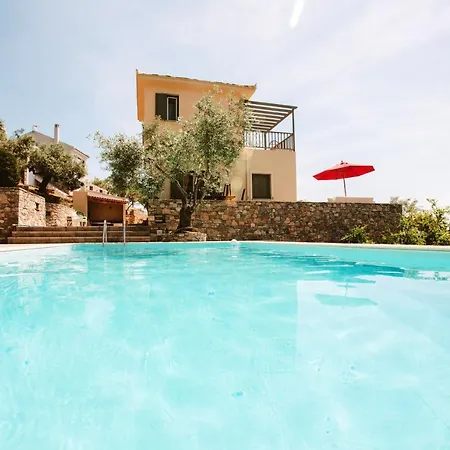 3 Bedrooms Villa With Sea View Private Pool And Jacuzzi At Megali Ammos *
